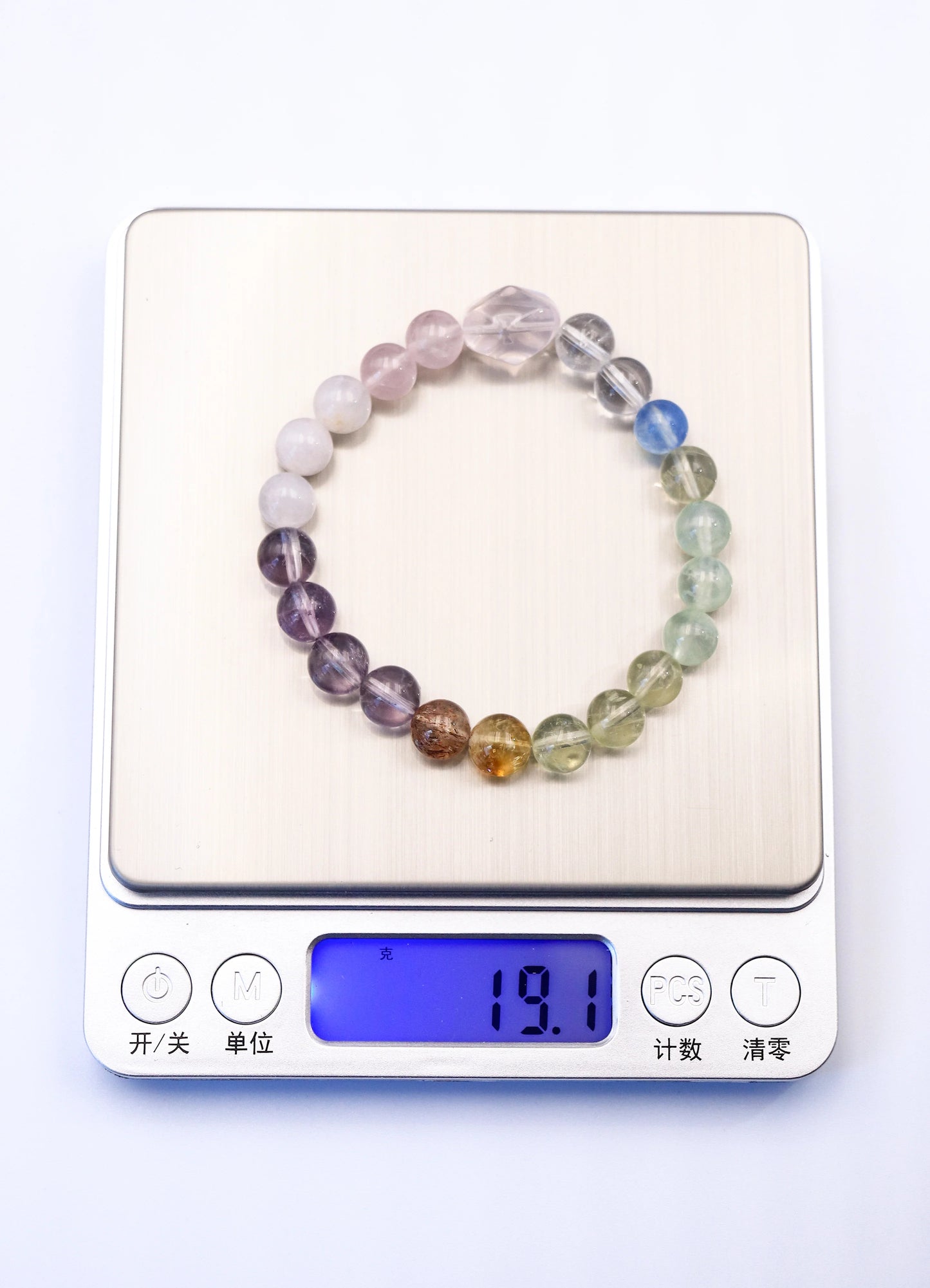 Candy Crystal Bracelet – Five Elements Energy Healing for Balance & Vitality