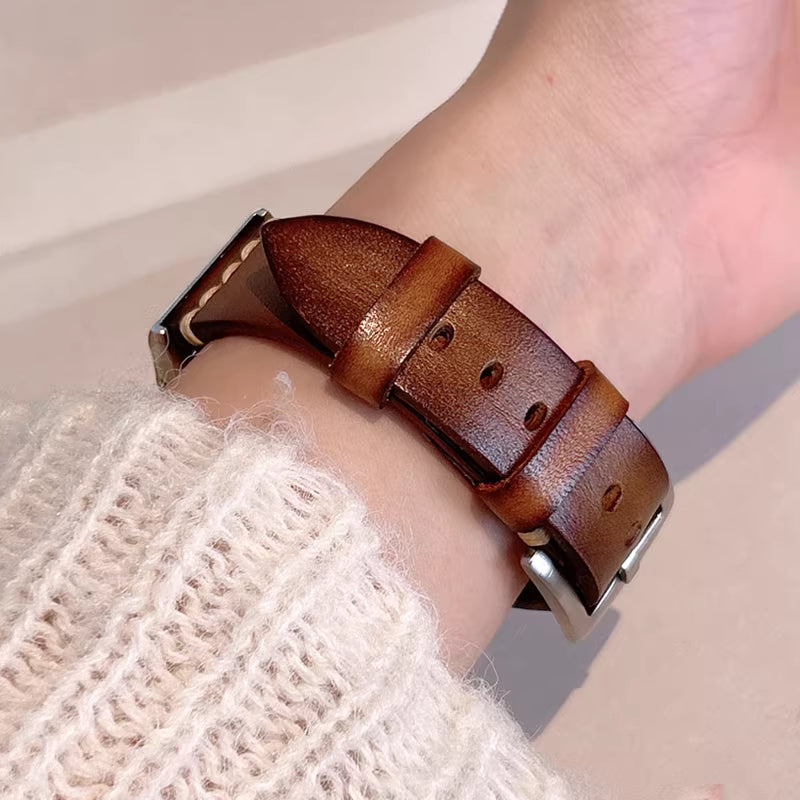 New Chinese Style Rotating Nine-Eyed Dzi Bead Bracelet with Green Turquoise Leather Strap – Unisex Lucky Design | 925 Sterling Silver