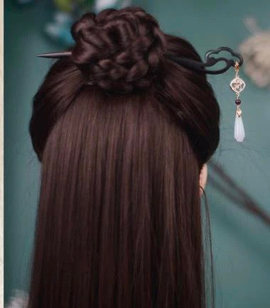 Xiangyun White Magnolia Tassel Hairpin-Wood
