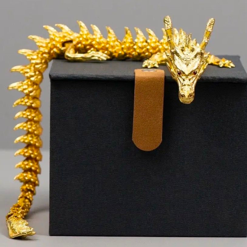 3d Movable Chinese Dragon Zodiac Ornaments - Brass