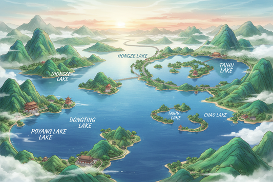 5 Largest Lakes in China