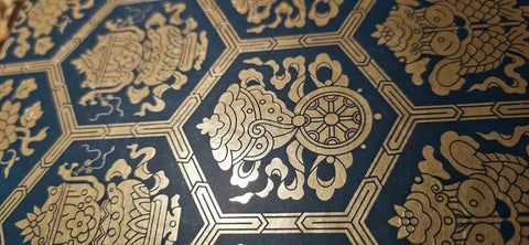 Structural diagram of the Chinese Bada Yun brocade pattern