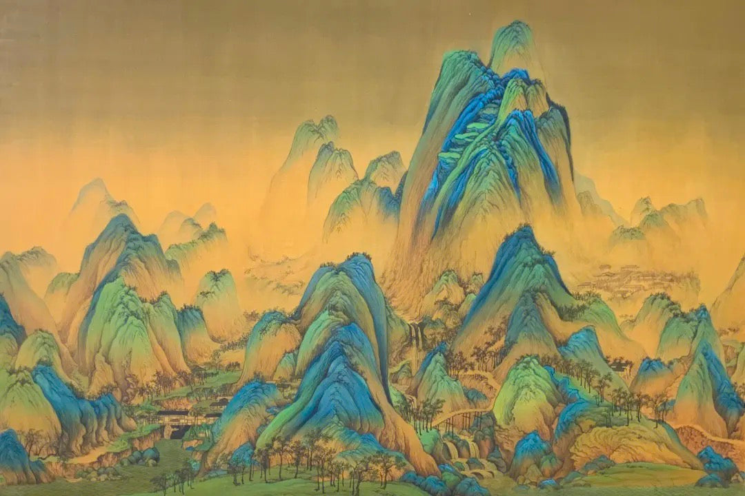 a thousand li of rivers and mountains by wang ximeng