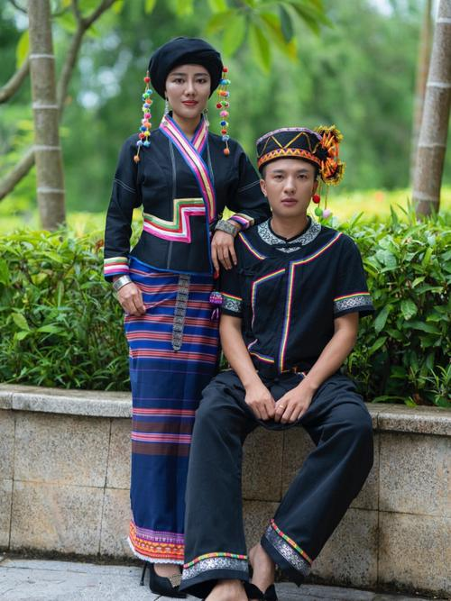 Blang traditional-style clothing in Yunnan