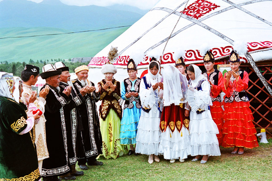 Kazakh People of China: Culture, Yurts, Dombra & Embroidery