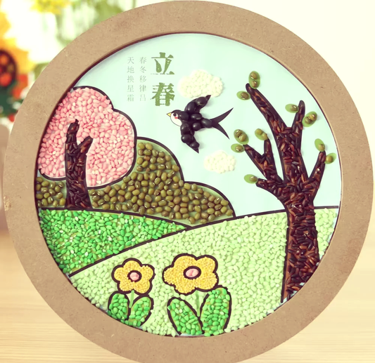 Chinese Seed Art: Grain Paintings, Materials and Techniques