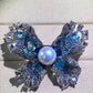 Butterfly Pearl Brooch | Natural Freshwater Pearl 10–11mm Elegant White Jewelry Pin