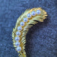 Feather Pearl Brooch | Natural Freshwater Pearl 4–5mm Elegant White Jewelry Pin