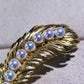 Feather Pearl Brooch | Natural Freshwater Pearl 4–5mm Elegant White Jewelry Pin