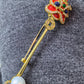 Lion Dance Pearl Brooch | Natural Freshwater Pearl 8–9mm White Luxury Statement Jewelry Pin