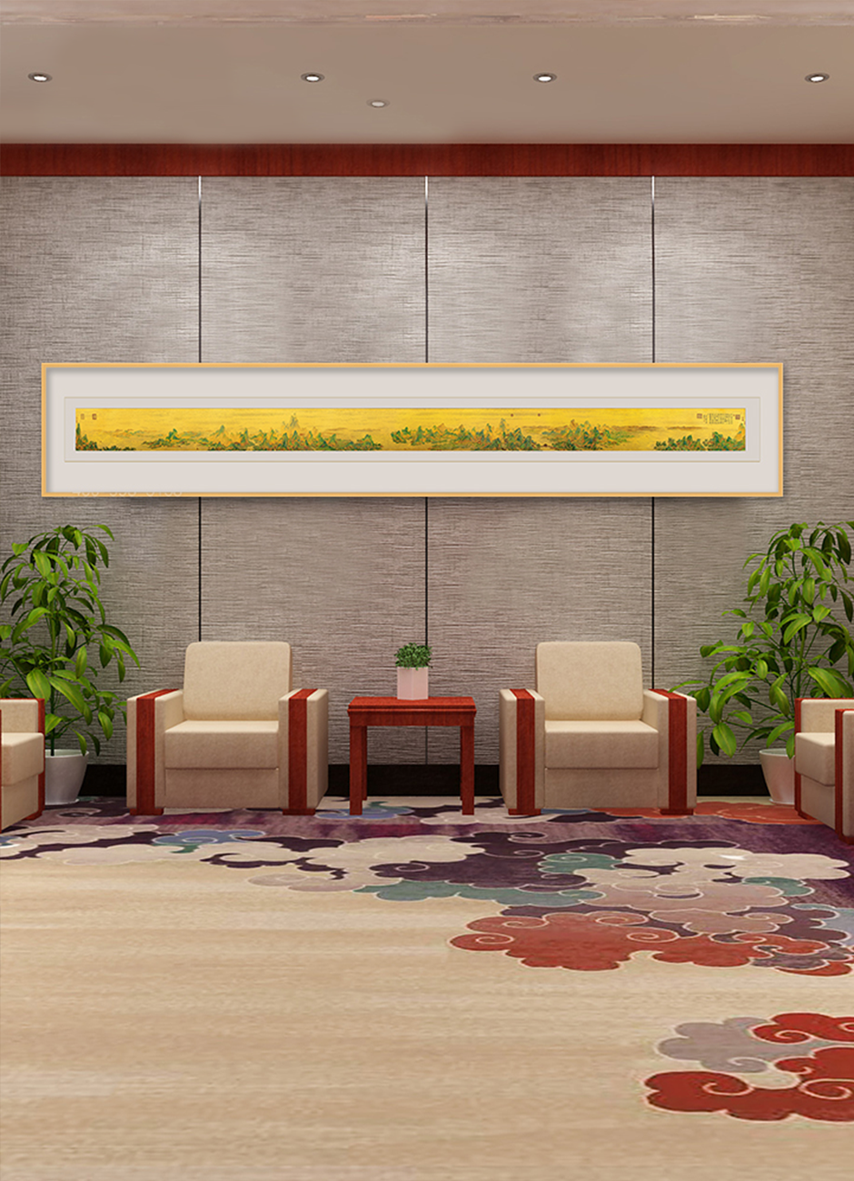 Thousand Miles of Rivers and Mountains – Handcrafted Chinese Repoussé Chasing Metal Wall Art
