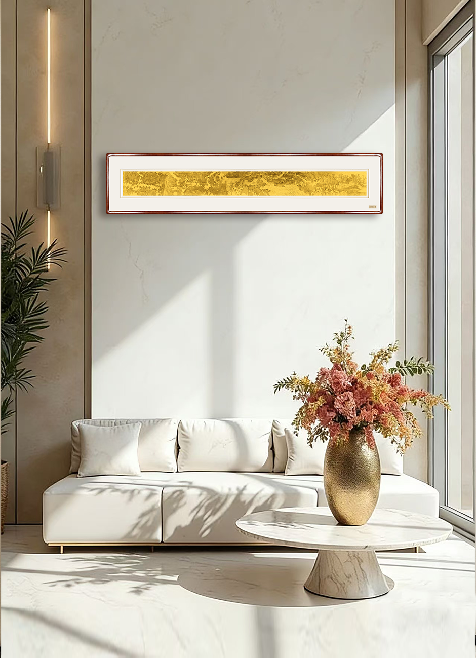 Along the River During the Qingming Festival – Handcrafted Chinese Repoussé & Chasing Wall Art (Horizontal) | Luxury Song Dynasty Cultural Wall Décor