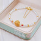 Chinese Style Floral Pearl Bracelet – Hydrangea Inspired Jewelry for Hanfu and Qipao Styling