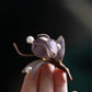Non-Heritage Craft Purple Magnolia Pin – Classic Chinese Style Brooch
