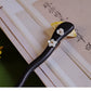 Handcrafted Velvet Flower Ginkgo Leaf Hairpin - Elegant Chinese Hair Accessory for Women