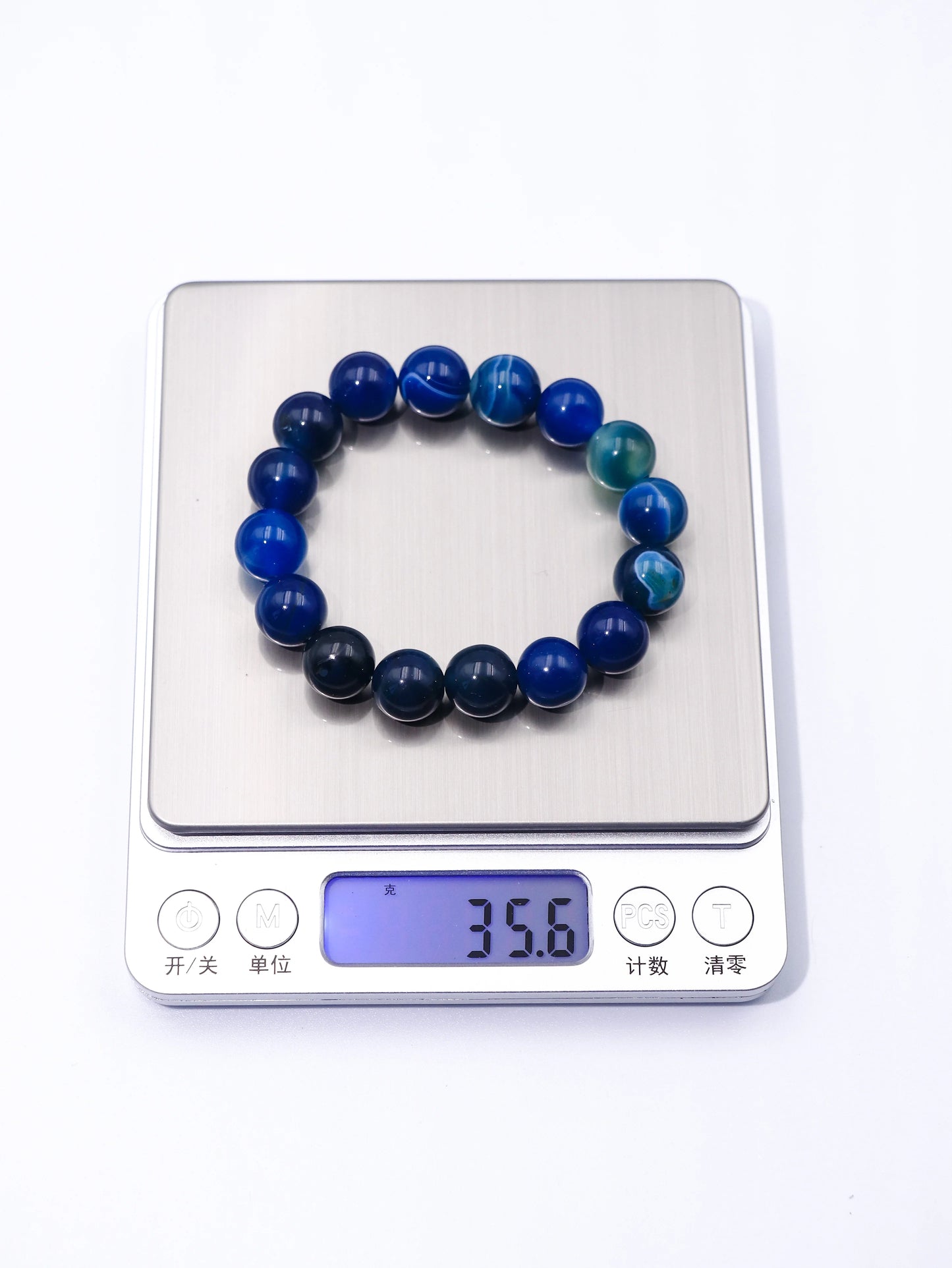 Blue Agate Crystal Bracelet – Enhance Communication & Soothe the Mind Naturally