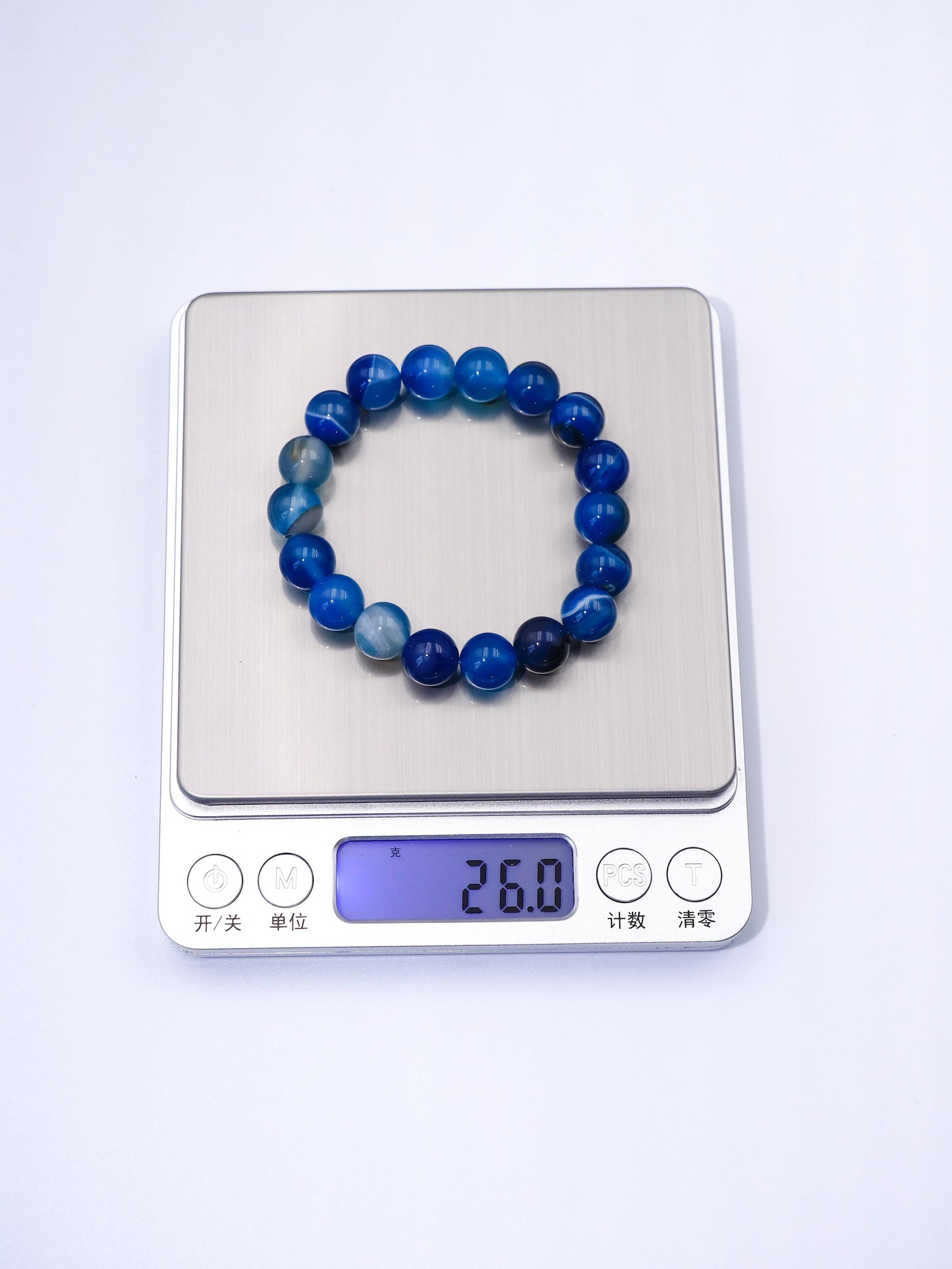 Blue Agate Crystal Bracelet – Enhance Communication & Soothe the Mind Naturally