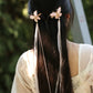 Butterfly Fairy Tassel Hair Clip – New Chinese Style Elegant Hanfu Hair Accessory（ a pair）