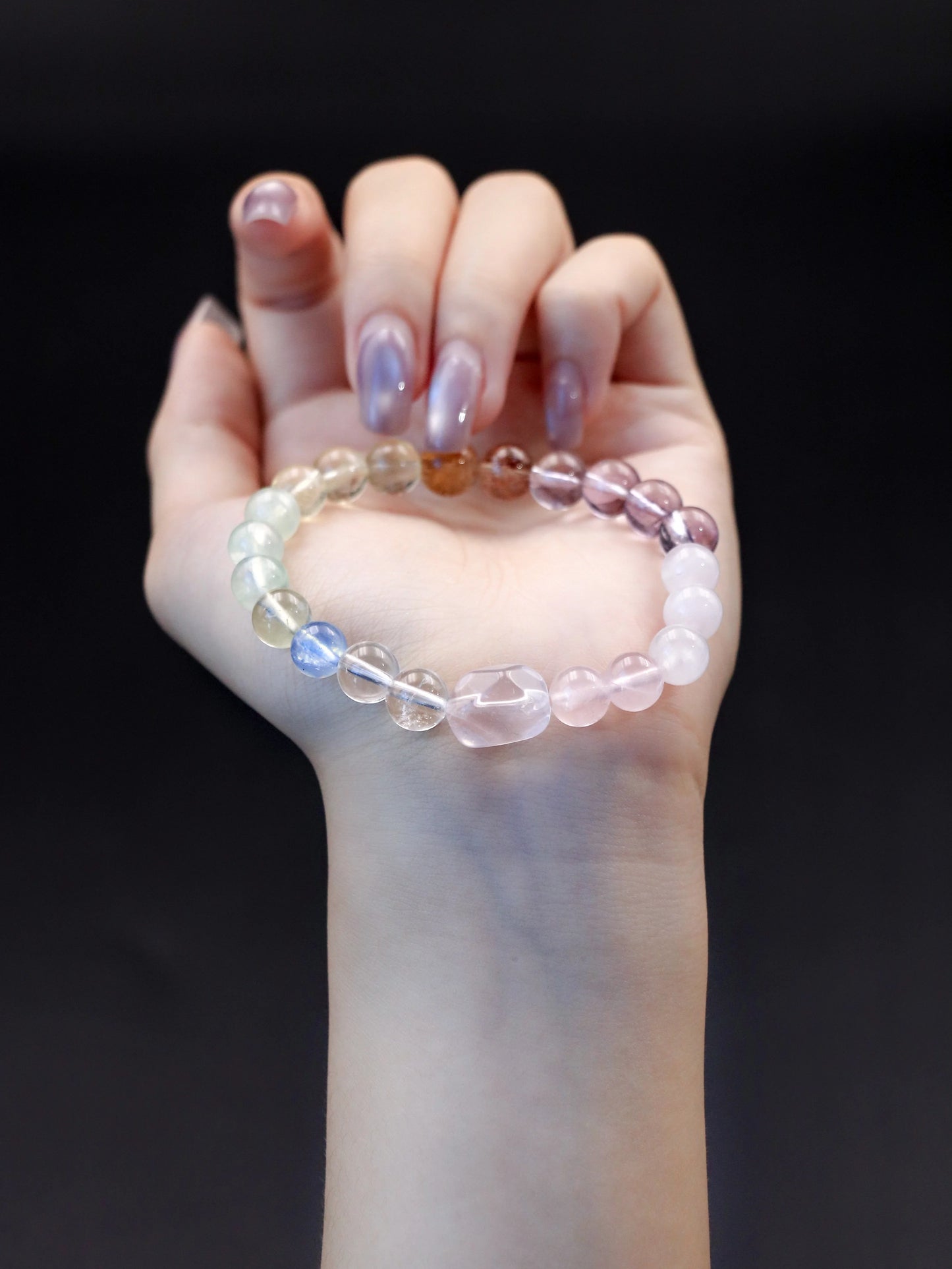 Candy Crystal Bracelet – Five Elements Energy Healing for Balance & Vitality