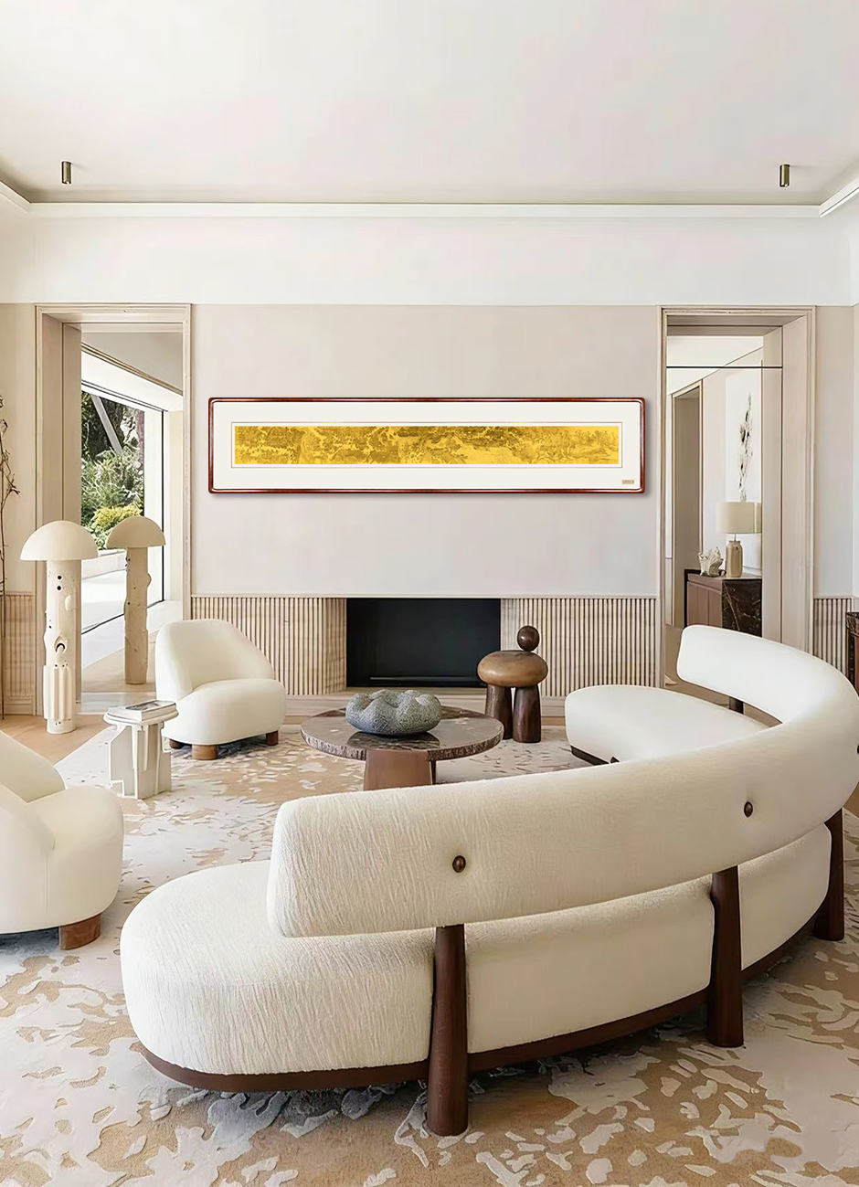 Along the River During the Qingming Festival – Handcrafted Chinese Repoussé & Chasing Wall Art (Horizontal) | Luxury Song Dynasty Cultural Wall Décor