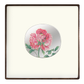 Peony Handcrafted Silver Wall Art | Traditional Chinese Repoussé Floral Metal Frame