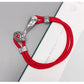 Chinesisches rotes Ruyi-Symbol-Armband – handgefertigtes glücksverheißendes rotes Paar-Schnur-Design