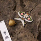New Chinese Style DIY Embroidery Set – Swallow Paper Kite Wind Chime Ornament