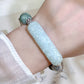 Jade Curved Tube Bracelet with Lucky Pouch and Tassels – Prosperity and Peace Beads