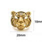 New Chinese Style Tiger Head Ring – Brass Hollow Zodiac Statement Jewelry