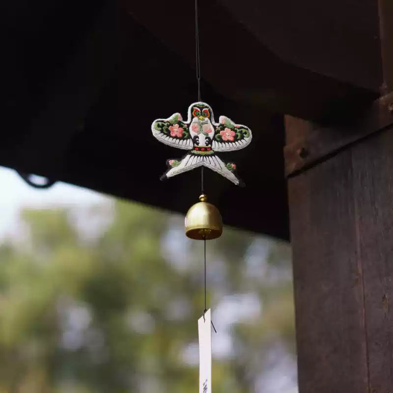 New Chinese Style DIY Embroidery Set – Swallow Paper Kite Wind Chime Ornament