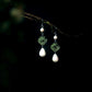 Elegant Bamboo Leaf Pearl Earrings – Oriental Inspired Hanfu Accessories