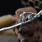 Elegant S925 Silver Bamboo Leaf Hairpin – Minimalist Chinese Hair Accessory for Women