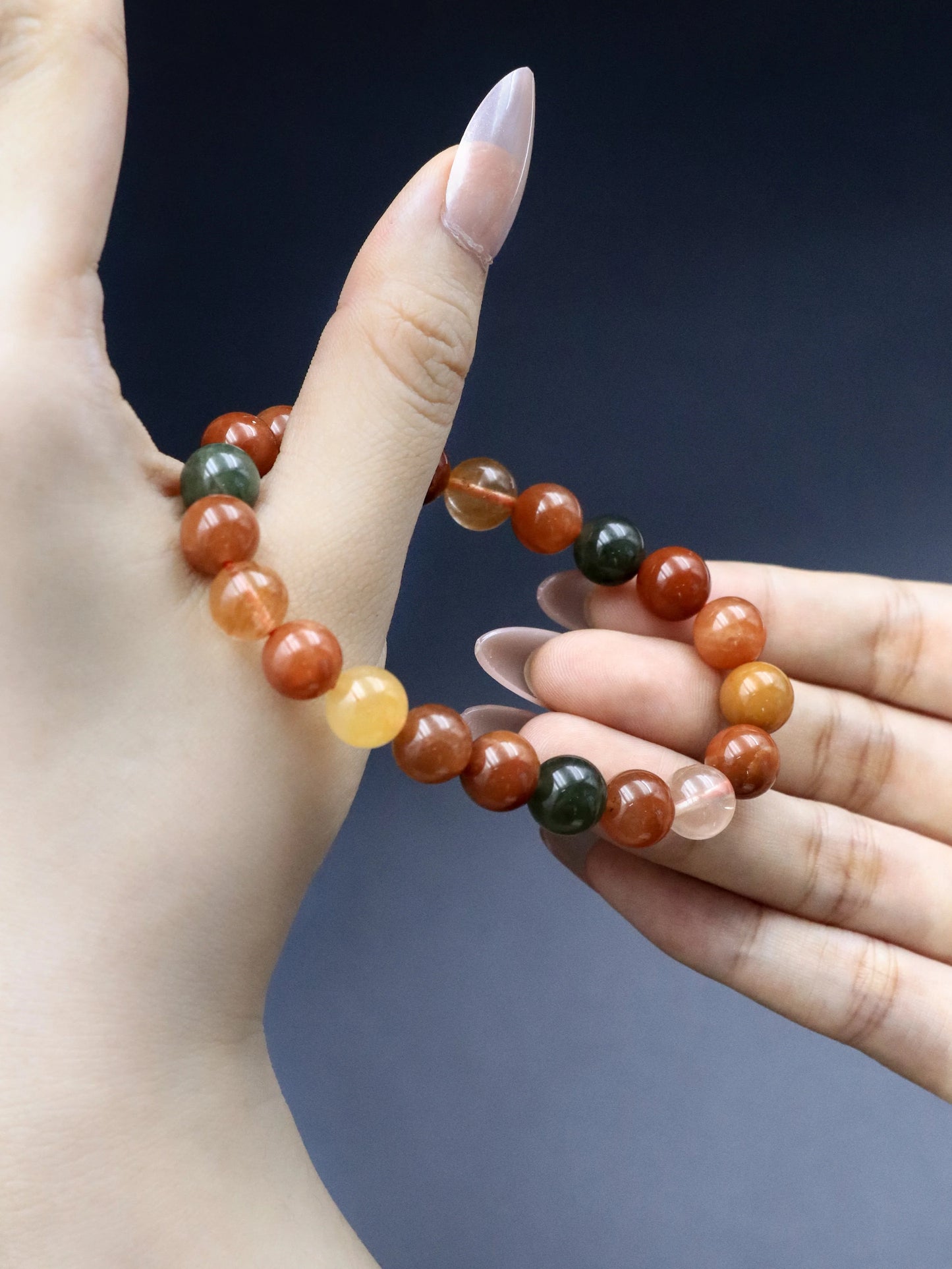 Multicolor Crystal Blessing Bracelet – Traditional Symbolism & Modern Energy Healing Jewelry