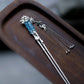 Bamboo Shadow Cicada Hair Stick – Elegant New Chinese Style Hairpin for Mamian Skirt and Hanfu