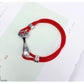 Chinesisches rotes Ruyi-Symbol-Armband – handgefertigtes glücksverheißendes rotes Paar-Schnur-Design