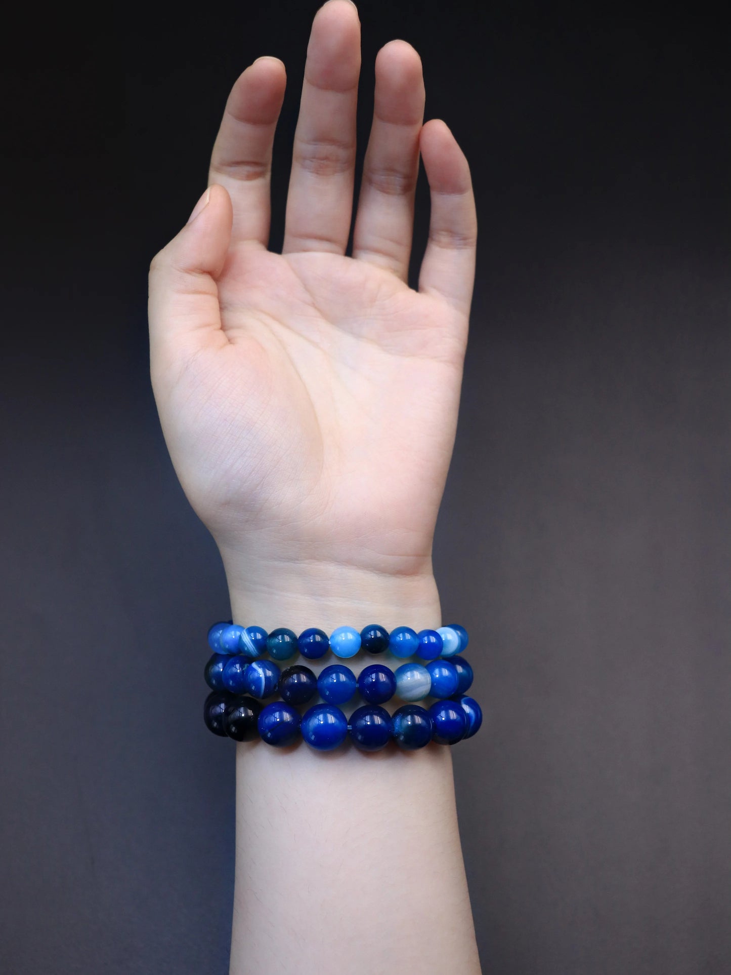 Blue Agate Crystal Bracelet – Enhance Communication & Soothe the Mind Naturally