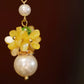 New Chinese Style Osmanthus Earrings – Vintage Floral Dangle Earrings with Oriental Charm