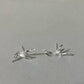 New Chinese Style Bamboo Stud Earrings – Minimalist 925 Silver Nature Inspired Jewelry