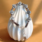999 Fine Silver 3D Rose Bracelet – Handmade New Chinese Style Adjustable Lucky Bracelet