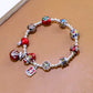 God of Wealth Bracelet with Multi-Gem Beads – New Chinese Style Feng Shui Design