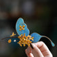Fairy-Inspired Blue Butterfly Osmanthus Hair Clip – New Chinese Style Hair Ornament