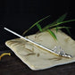 Elegant S925 Silver Bamboo Leaf Hairpin – Minimalist Chinese Hair Accessory for Women