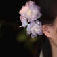 Handmade Silk Peony Hair Clip – Tang Style Floral Hair Accessory