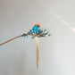 Handmade Velvet Flower Hairpin | Traditional Chinese National Style Hair Accessory Gift