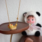 Chinese Mythical Qilin Necklace with Ancient Coin Pendant – Elegant Oriental Lucky Charm