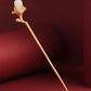 Tulip Magnolia Hairpin – Handmade Hetian Jade and Alloy Hair Stick