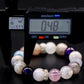 Mystic Harmony Crystal Healing Bracelet – Black Super Seven, Ghost Quartz, Rose Quartz & Amethyst Energy Blend