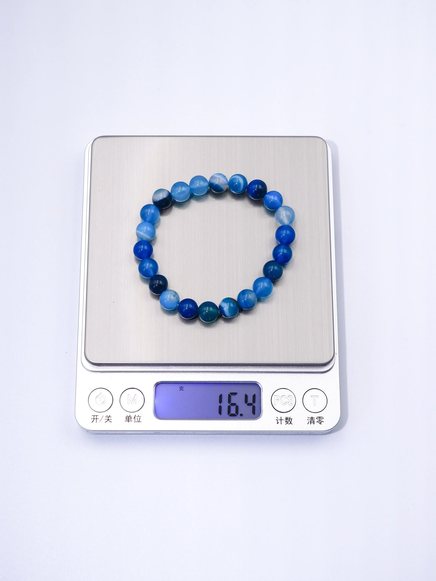 Blue Agate Crystal Bracelet – Enhance Communication & Soothe the Mind Naturally