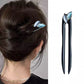 Ebony Wood  U-Shaped  Leaf Hairpin- Handmade Luxury  Hair Stick
