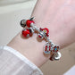 God of Wealth Bracelet with Multi-Gem Beads – New Chinese Style Feng Shui Design